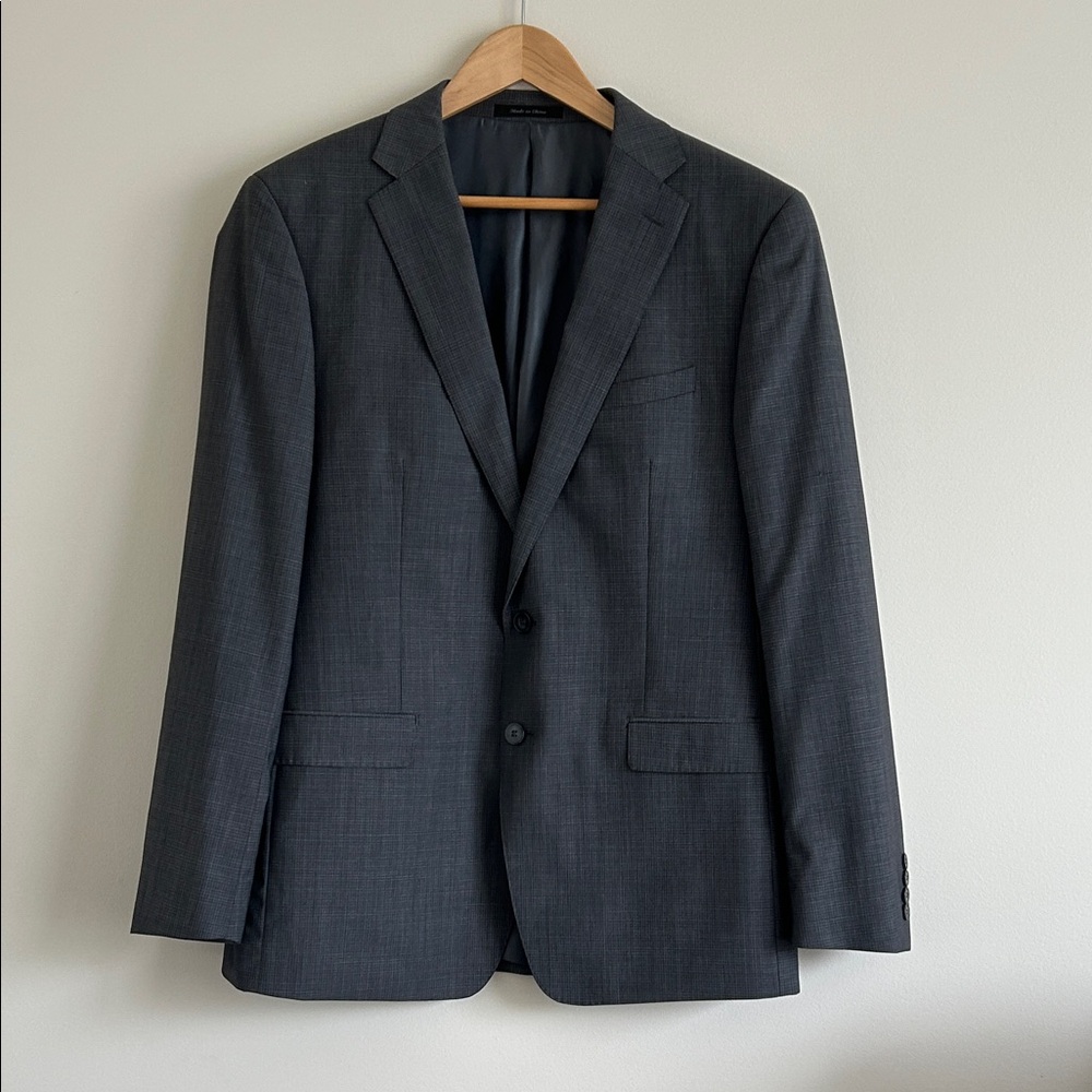 Calvin Klein Wool Gray Blazer 44